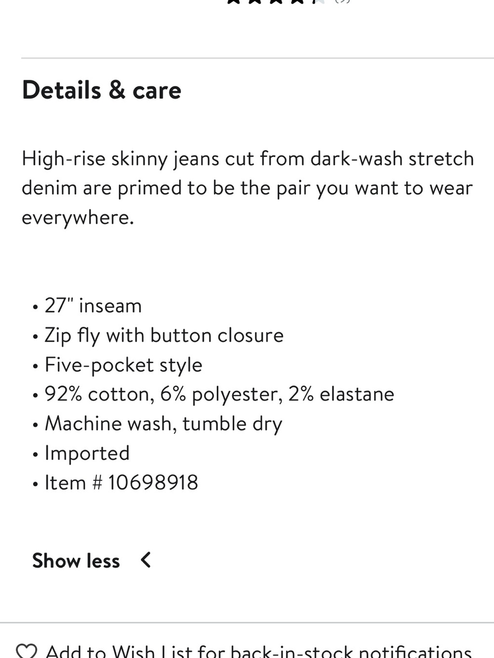 Mango Carla High Rise Skinny Jean - Picture 5 of 5